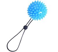 POENVFPO 2 Uds Pelotas de Mano para Ejercicio, Material TPR, Pelotas para Aliviar el Estrés para Entrenamiento de Agarre, Correa de Muñeca Ajustable para Niños y Adultos (#1)