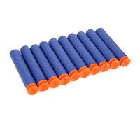 POENVFPO 21 Bolsas de Perdigones Suaves de Espuma EVA, Cabeza Hueca Redonda con Ventosa y Cinco Agujeros, Accesorio de Juguete para Disparar, con 4 Tipos para Juegos Al Aire para Niños (Cabezal de