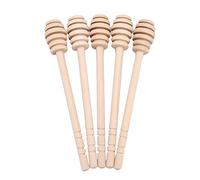 POENVFPO 24 Uds. Palitos de Madera para Goteros de Miel para Rociar Miel, Jarabe de Arce, Caramelo para Cocina, 100% Madera Natural, 8-16cm (16cm)
