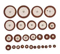 POENVFPO 28 Almohadillas para Saxofón, Juego de Repuesto de Piel de Oveja de Varios Tamaños para Saxofón Soprano, con Textura Delicada y Larga Vida útil