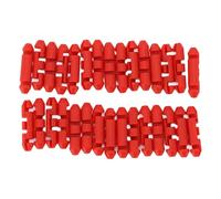 POENVFPO 30 Cuentas de Parada Automática para Sedal de Pesca, Cuentas de Tapón Automático Ligeras y Resistentes de Nailon, con Fácil Instalación, para Pesca en Alta Mar