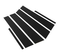 POENVFPO 6 Piezas de Cubierta de Ventana de Puerta Lateral, Cubierta de Pilar de Ventana de PC Negro Brillante, de Rasguño, Ajuste Ajustado, Estilo Exterior para Sedan 8.a Generación 2006 2011