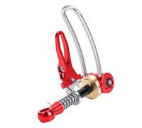 POENVFPO Abrazadera para Tija de Sillín de Bicicleta de 31,8 Mm, Abrazadera Ajustable de Liberación Rápida de Aleación de Aluminio para Bicicletas Plegables y Pelotón (rojo)