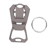 POENVFPO Abrebotellas de Aleación de Ti, Abrelatas Manual Portátil Multifunción con Llavero Resistente para Cocina, Camping Al Aire, Picnic