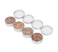 POENVFPO Ahumador de Cócteles, Astillas de Madera, 4 Sabores para Whisky, Carne de Res, Cerdo, Pollo, Pescado, Bebidas Ahumadas, Parrilla, Roble, Nuez, Cereza, Manzana, Adecuado para Uso en Bares