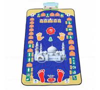 POENVFPO Alfombra para Niños Estera de Aprendizaje Electrónica Control Táctil de Plástico Tapete Educativo Multilingüe 121 X 70 Cm con Sonido para Niños Pequeños Preescolar Aula Juego en Casa