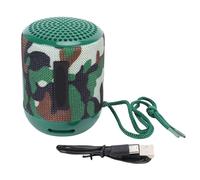 POENVFPO Altavoz Bluetooth Portátil, Altavoz de bajo Inalámbrico con Manos Libres de 500mAh con Micrófono Incorporado para Escuchar Música (Camuflaje Verde)