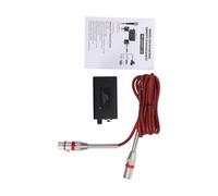 POENVFPO Amplificador de Micrófono, Potencia Fantasma de 48 V, Ganancia de 0-28 DB con XLR y Conector de 6,35 Mm, para Cámara, Mezclador, Tarjeta de Sonido, Grabación Profesional
