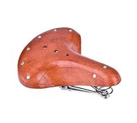 POENVFPO Asiento de Bicicleta, Cojín Cómodo de Cuero PU para Conducción de Larga Distancia con Resortes Amortiguadores