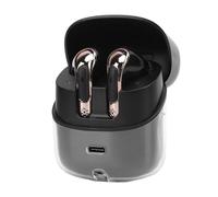 POENVFPO Auriculares Inalámbricos, Paquete de 2 con Pantalla LED Digital y Baja Latencia, Auriculares Bluetooth 5.4 para Uso (Black)