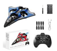 POENVFPO Avión RC 2.4G, Avión de Control Remoto de Espuma EPP con 3 Modos de Velocidad, Despegue y Aterrizaje con un Toque, Retención de Altitud, 360 Giros, para Principiantes, Adultos, (Blue)