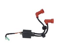 POENVFPO Bobina de Encendido para Barco, 6B4 85530 00. Bobina de Encendido Marina de Rendimiento Estable con ABS Robusto y Acero Inoxidable para Motor Fueraborda de 15