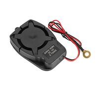 POENVFPO Bocina de Altavoz de Alarma Antirrobo para Coche DC12V, de Sirena Ruidosa de 110dB para Vehículos, Material ABS Negro, Compacto y Fácil de Instalar