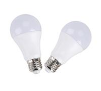POENVFPO Bombilla de Luz de Atardecer a Amanecer, 7 W, Sensor Inteligente de bajo Consumo para Garaje y Porche, Blanco Frío 6500 K, Paquete de 2