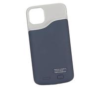 POENVFPO Box/Cover de Batería de Teléfono para iOS 11 Pro MAX 6.5 Pulgadas Sugerencia de Carga Extendida con Diseño Delgado de Indicador de 6000 MAH para Viajeros, Viajes de Negocios 1x Manual (Blue)