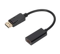 POENVFPO Cable de Converter de Alta Definición Cable AV Multi Propósito para de Monitor de TV, Adaptador Masculino a Femenino para Juegos, Negro (1080P Negro)