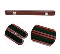 POENVFPO Caja de Bastón de Sándalo Rojo, Estuche de Instrumentos Musicales Premium para Bastón de Director, con Hebilla Manual, Duradera y Resistente a la Corrosión, Tamaño 45,5 X 4 X 3,8