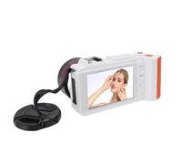 POENVFPO Cámara Digital 4K, Fotografía de 70MP, Zoom de 50X con WiFi y Pantalla Abatible para Vlogging y Fotografía de Viajes, Apertura F1.8 (White)