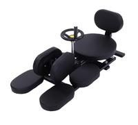 POENVFPO Camilla para piernas, diseño ergonómico multifuncional con marco de tubo de acero y cojín de piel sintética para entrenamiento de flexibilidad y rotura de las piernas