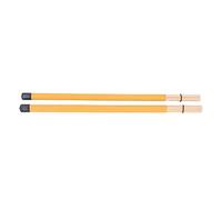 POENVFPO Cepillo para Batería, de bambú para una Fácil Percusión y un Sonido Excelente, Diseño Liviano y Compacto, con Bolsa de Almacenamiento Portátil, para Batería Jazz Entusiastas de (YELLOW)