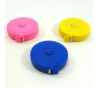 POENVFPO Cinta Métrica Automática de 1,5 Metros, Cinta Métrica Plástica de Material de Cuero Suave para Sastrería y Medidas Corporales (aleatorio)