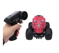 POENVFPO Coche Acrobático con Control Remoto, Camión RC 4WD de 2,4 GHz con Giro y Escalada 360, Luces LED Que Emiten Niebla, para Niños y Adultos de 3 Años en Adelante