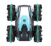 POENVFPO Coche Acrobático RC con Detección de Gestos, de 360 Grados, Aventura en Tierra de Agua Retorcida de Doble Cara, con Control Remoto de Alta Frecuencia para Niños (Green)