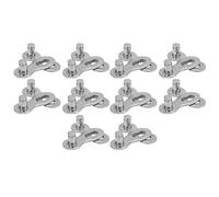 POENVFPO Conector de Eslabón de Cadena de Bicicleta Cadena de Bicicleta de 9 Velocidades Enlace Rápido 50 Acero 10 Pares Mecanizado Fino Reutilizable para Mantenimiento de Ciclismo de Carretera de