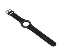 POENVFPO Correa de Protección Flexible para el Localizador de IOS - Diseño de Bordes Elevados - Desgaste Cómodo Anti pérdidas Adecuado para Niños Pequeños (BLACK)