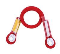 POENVFPO Cuerda de Escalada, Nailon de 10,5 Mm con Anillos de Metal Cuerda de Seguridad Resistente para Montañismo, Escalada en Roca y Operaciones de Rescate (120cm)