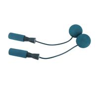 POENVFPO Cuerda para Saltar Inalámbrica, Cuerda de Alambre Silenciosa de Fitness con Doble Rodamiento de Bola Pesada de 6,5 Cm para Ejercicios Deportivos en Interiores, con Material de (BLUE)