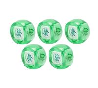 POENVFPO Dados de Dirección del Viento de Mahjong, Dados Duraderos de Esfera Este, Suroeste y Norte para Juegos de Mesa de Casino y Jugadores de Mahjong (#2)