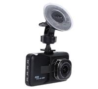 POENVFPO Dash CAM, Cámara para Automóvil HD 1080P de 3 Pulgadas con Lente Gran Angular de 120 °, Grabación en Bucle, Tarjeta de Almacenamiento Incorporada de 32 GB, para Parabrisas o