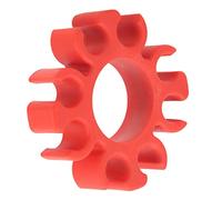 POENVFPO de Silicona para Soporte de Baquetas, Soporte de Exhibición de Almacenamiento de Baquetas Portátil con Diseño Fácil de Deslizar hacia Arriba y hacia Abajo para Práctica de (Rojo)