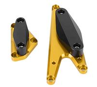 POENVFPO Deslizador del Marco del Motor de la Motocicleta Deslizador del Protector del Motor de Aleación de Aluminio Paquete de 2 Anticolisión Fácil Instalación para Conductores Bandit GSF1250 (GOLD)