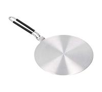 POENVFPO Difusor de Calor Placa de Acero Inoxidable para una Cocción Eficiente en Cocinas de Inducción a Gas y Eléctricas 1 Convertidor de Calor (22 cm)
