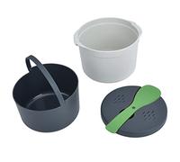POENVFPO Diseño de Material Determinado de los PP de la Categoría Alimenticia del Hervidor de Arroz de la Microonda 2L para el Uso Familiar (GREEN)