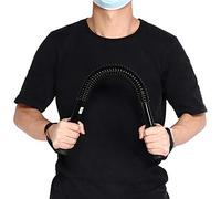 POENVFPO Ejercitador de Fuerza para Brazos, Entrenador de Fuerza de Antebrazo de Acero con Resorte para Músculos de la Espalda del Brazo del Hombro, con de Goma Antideslizante, Diseño (20KG)