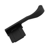 POENVFPO Empuñadura para Pulgar de Cámara, Aleación de Aluminio, Zapata para Cámara, Mango de Agarre para Pulgar hacia Arriba, Ergonómico, para X100VI, X100V, X100F, XE3, XE4 (Black)