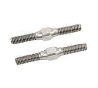 POENVFPO Enlace de Tensor RC de 2 Piezas, Barra de Acoplamiento RC de Rendimiento Estable de Apariencia Exquisita de Acero, con Estructura Dura Liviana, para Autos Granite Big Rock