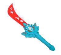 POENVFPO Espada de Juguete con Luz LED, 57 Cm de Largo, con Luces Intermitentes y Sonidos de Batalla, para Juegos de Imaginación y de rol, Fabricada en Plástico ABS Seguro para Niños de