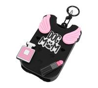 POENVFPO Funda de Silicona para Cachorros, Botella Pulverizadora para Lavado a Mano de 30ml, con Llavero, Funda para Botella de Perfume para Viajes
