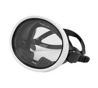 POENVFPO Gafas de Buceo, Gafas de Natación Antivaho de Vidrio Templado de Alta Definición con Correa Ajustable y Marco de Silicona, para Hombres, Mujeres, Adultos, Exploración Subacuática (Blanco