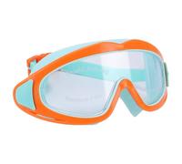 POENVFPO Gafas de Natación, Lentes Antivaho de Visión Amplia con Cojín de Silicona Suave para Niños y Niñas, Natación, Aprendizaje, Piscina, Entrenamiento, Parque Acuático