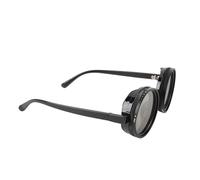 POENVFPO Gafas de Sol de Tinte Ajustable, Filtro ND2-400 Filtro de 52 Mm PC Polarizado y Marco de Metal Bloqueo de Luz para la Exploración Al Aire