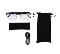 POENVFPO Gafas Inteligentes AI con Bluetooth 5.4, Traducción en Tiempo Real (17 Idiomas), Lentes Polarizadas de Bloqueo de Luz para Música y Llamadas