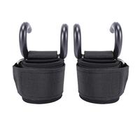 POENVFPO Gancho para Levantamiento de Pesas, Correa para la Muñeca, Soporte de Agarre Manual, Carga de 330 Libras, Gancho de Elevación para Levantamiento Muerto, 2 uds.