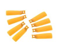 POENVFPO Hélice 8 Piezas de Cuchillas Livianas para Drones de Bajo Ruido, Diseño Aerodinámico para RC Flip Drone, Rendimiento de Vuelo Mejorado con Plástico Duradero, Fácil Instalación para (Orange)