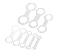POENVFPO Herramienta de Nivelación de Almohadillas de Saxofón, Kit de Mantenimiento de Metal de 8 Piezas para Instrumentos de Viento, con Accesorios de (SILVER)