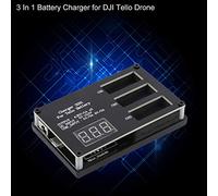 POENVFPO Hub de Carga Inteligente 3 en 1 para Drones, Cargador Portátil Rápido para, Ama de Llaves de Batería para Entusiastas de los Drones, Negro, 8,3 X 5, X 1,8 Cm